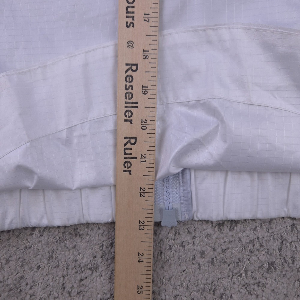 Nike Sportswear Jacket Womens Small Lightweight‎ Windrunner Ripstop White Gray - Picture 12 of 12